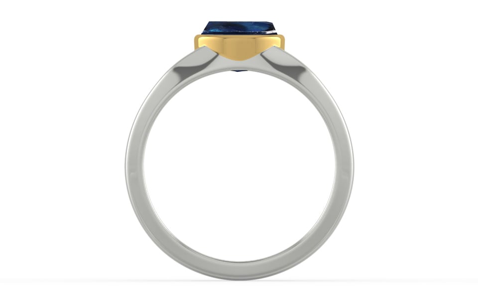 GoldCollet Thailand Blue Sapphire Ring Rare Quality (R10)