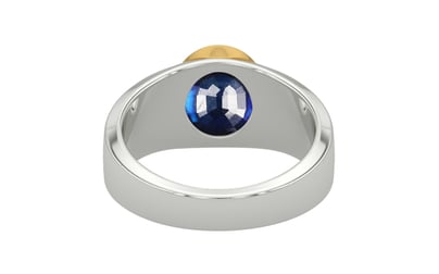 GoldCollet Thailand Blue Sapphire Ring Rare Quality (R10)