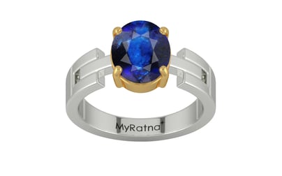 GoldCollet Thailand Blue Sapphire Ring Rare Quality (R8)
