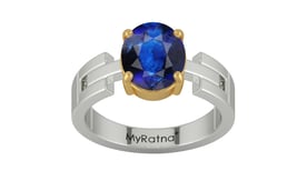 GoldCollet Thailand Blue Sapphire Ring Rare Quality (R8)