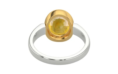 Goldcollet Thailand Yellow Sapphire Ring Fine Quality (R6)