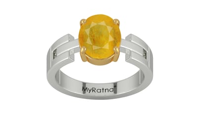 GoldCollet Thailand Yellow Sapphire Ring Fine Quality (R8)