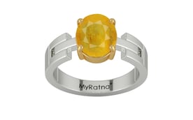 GoldCollet Thailand Yellow Sapphire Ring Fine Quality (R8)