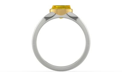 GoldCollet Thailand Yellow Sapphire Ring Limited Quality (R10)