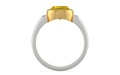Goldcollet Thailand Yellow Sapphire Ring Limited Quality (R6)