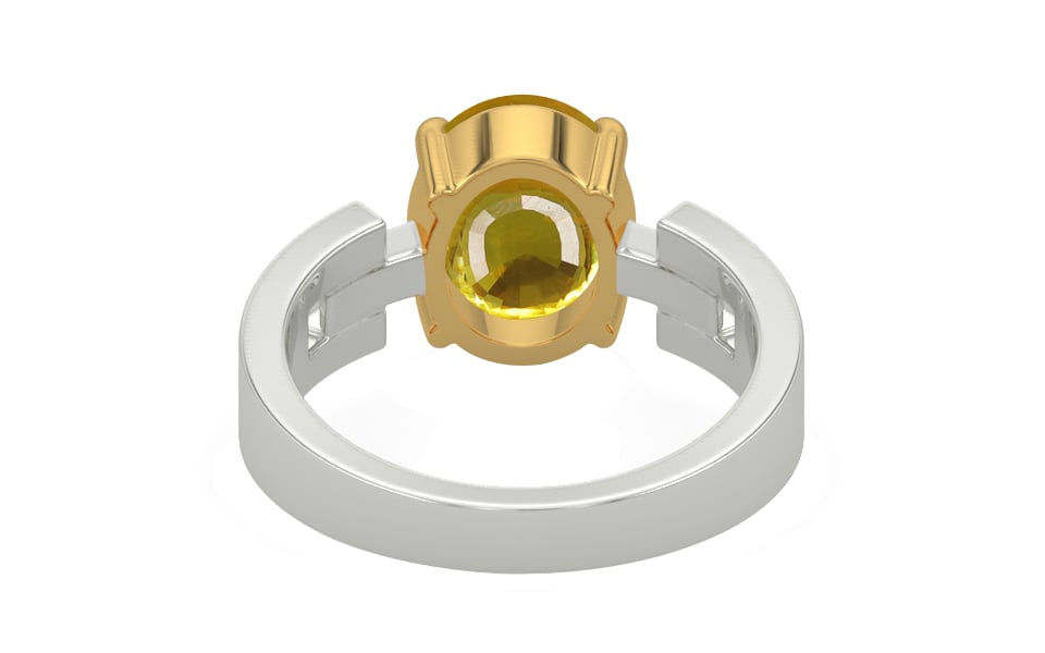 GoldCollet Thailand Yellow Sapphire Ring Limited Quality (R8)
