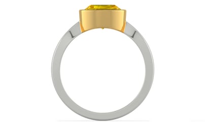 GoldCollet Thailand Yellow Sapphire Ring Limited Quality (R9)