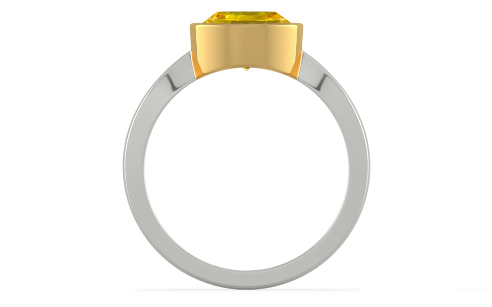 GoldCollet Thailand Yellow Sapphire Ring Limited Quality (R9)