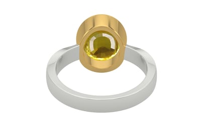 GoldCollet Thailand Yellow Sapphire Ring Limited Quality (R9)