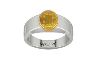 GoldCollet Thailand Yellow Sapphire Ring Prime Quality (R10)
