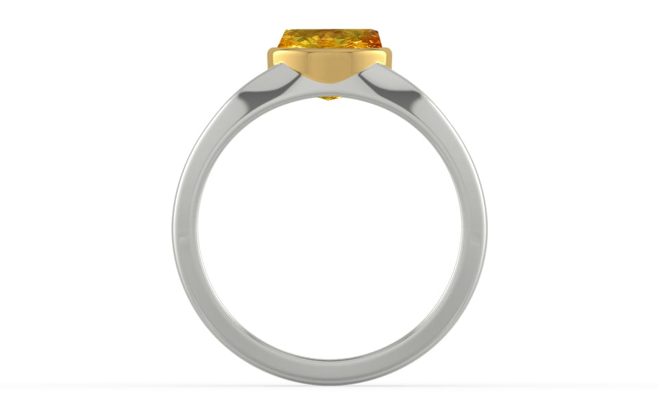GoldCollet Thailand Yellow Sapphire Ring Rare Quality (R10)