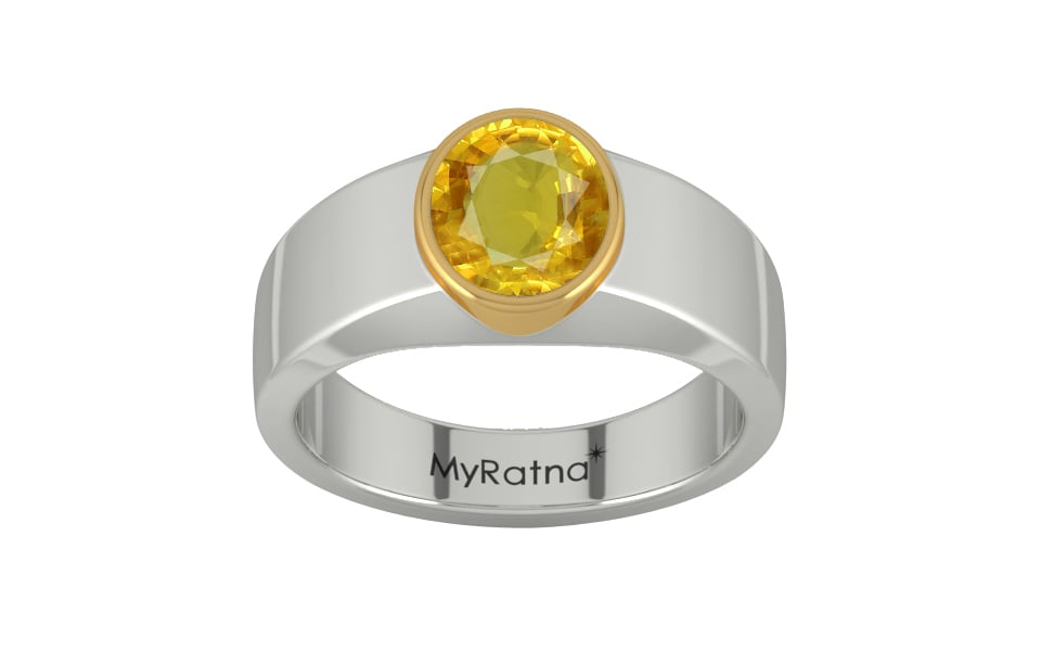 GoldCollet Thailand Yellow Sapphire Ring Rare Quality (R10)