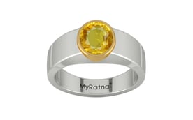 GoldCollet Thailand Yellow Sapphire Ring Rare Quality (R10)