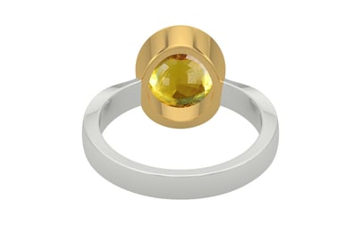 GoldCollet Thailand Yellow Sapphire Ring Rare Quality (R9)