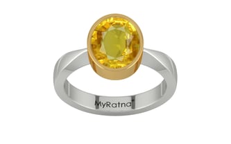 GoldCollet Thailand Yellow Sapphire Ring Rare Quality (R9)