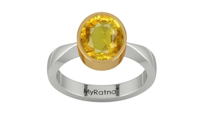 GoldCollet Thailand Yellow Sapphire Ring Rare Quality (R9)