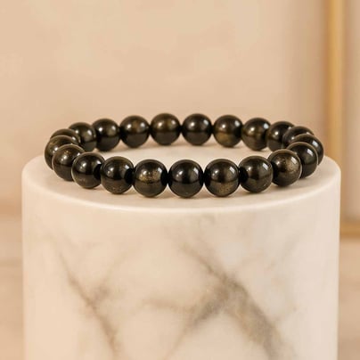 Golden Obsidian Bracelet