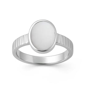 Grand Heritage 925 Sterling Silver Opal Stone Ladies’ Ring