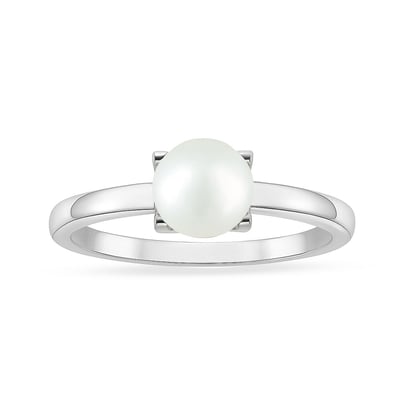 Grand Heritage 925 Sterling Silver Pearl Stone Ladies’ Ring