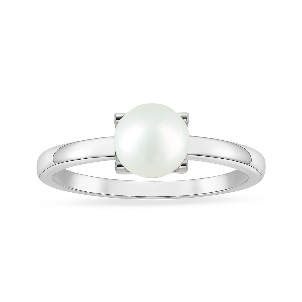 Grand Heritage 925 Sterling Silver Pearl Stone Ladies’ Ring