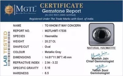 Hematite - 20.27 Carat Limited Quality HMT-17536