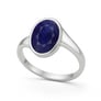 Heritage 925 Silver Blue Sapphire Stone Ring for Her