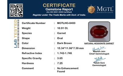 hg-8400-certificate-mgtlhg-8400-78438