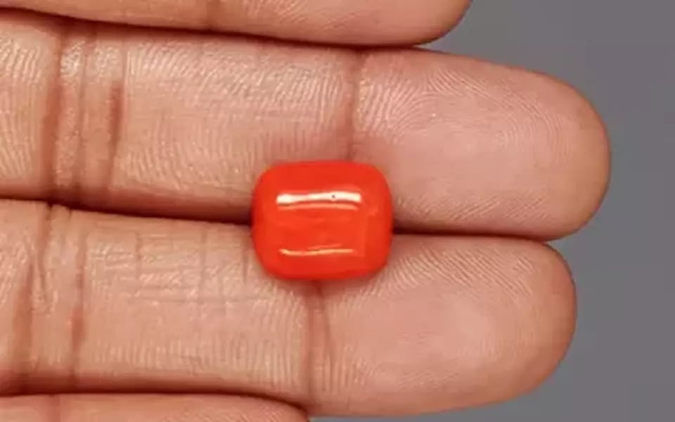 Italian Red Coral - 6.98 Carat Rare Quality CC-5867