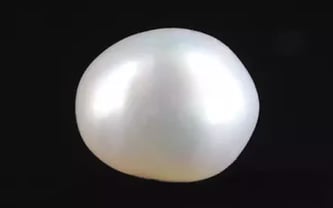 3 Carat Natural White Pearl Stone | 3.31 Ratti Safed Moti Price in India