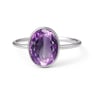 Luxury Amethyst 925 Sterling Silver Ring for Women