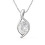 Luxury Designer 925 Silver Natural Zircon Pendant