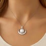 Luxury Designer 925 Silver Pearl Pendant