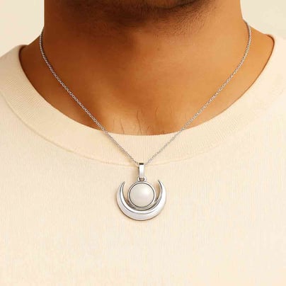 Luxury Designer 925 Silver Pearl Pendant