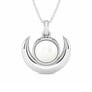 Luxury Designer 925 Silver Pearl Pendant