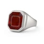 Luxury Handmade 925 Silver Hessonite Garnet For Men