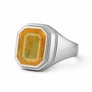 Luxury Handmade 925 Silver Yellow Sapphire For Men
