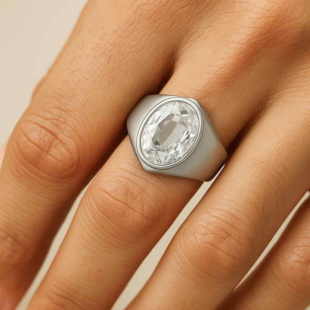 Luxury Handmade 925 Silver Zircon For Men