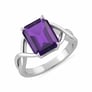 Luxury Heritage Sterling Silver Amethyst Women’s Ring