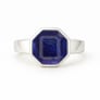 Luxury Heritage Sterling Silver Blue Sapphire Women’s Ring