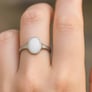 Luxury Heritage Sterling Silver Opal Women’s Ring
