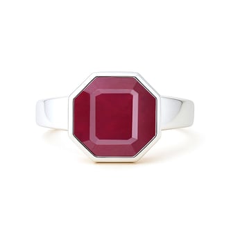 Luxury Heritage Sterling Silver Ruby Women’s Ring