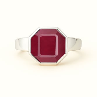 Luxury Heritage Sterling Silver Ruby Women’s Ring