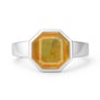 Luxury Heritage Sterling Silver Yellow Sapphire Women’s Ring