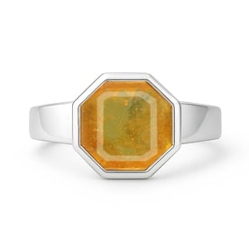 Luxury Heritage Sterling Silver Yellow Sapphire Women’s Ring