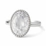 Luxury Heritage Sterling Silver Zircon Women’s Ring