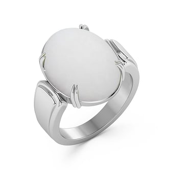 Luxury Opal 925 Sterling Silver Ring for Women