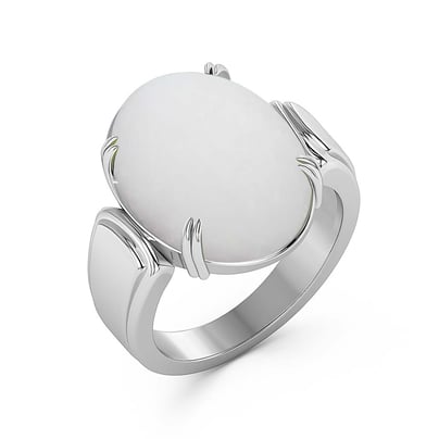 Luxury Opal 925 Sterling Silver Ring for Women