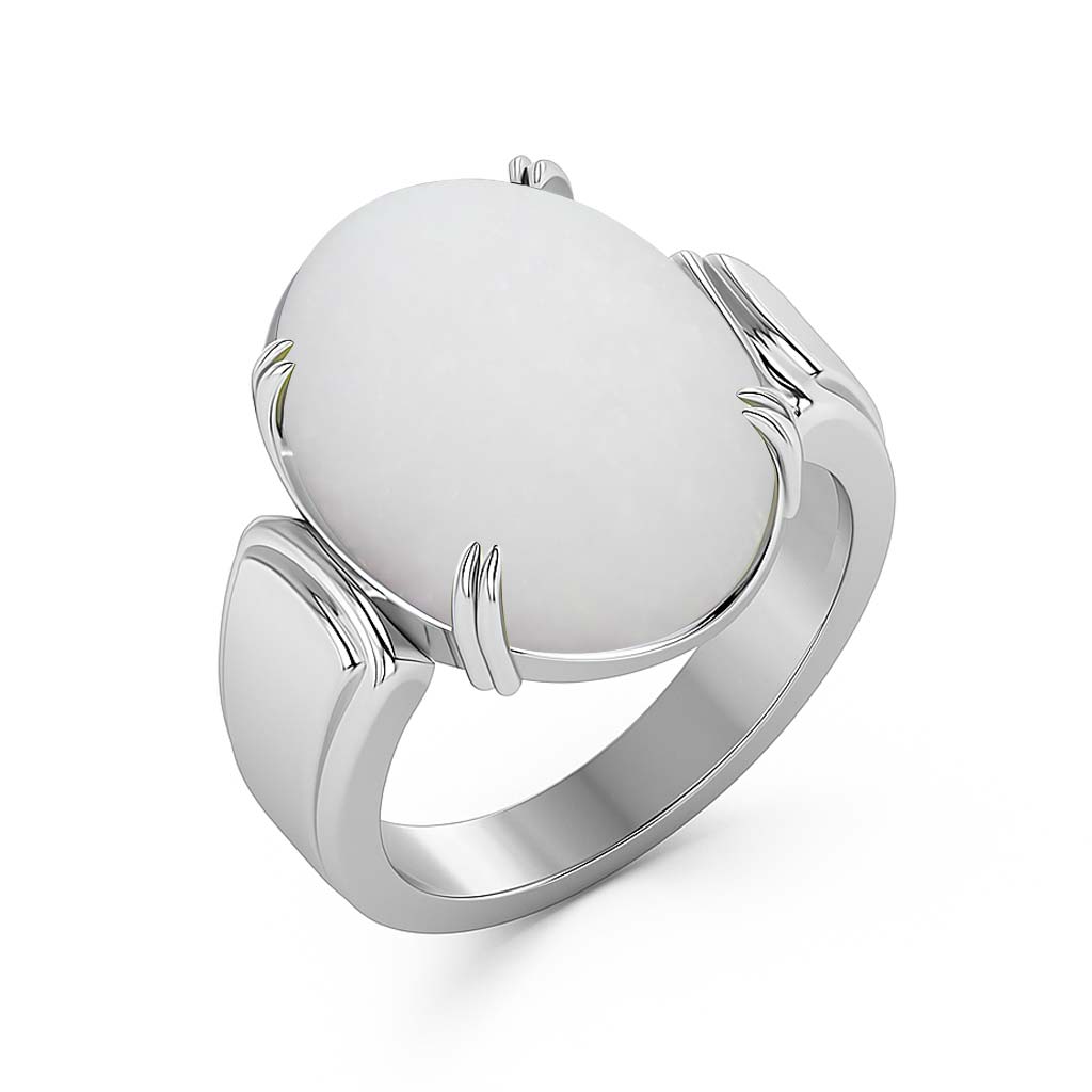 Luxury Opal 925 Sterling Silver Ring for Women