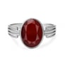 Luxury Royal Hessonite Gomed Sterling Silver Ring for Female