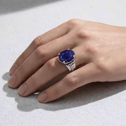 Modern Royalty Sapphire Ring For Men and Women